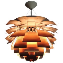 Largest Size PH Artichoke Poul Henningsen Pendant Lamp Light:: Danish Modern