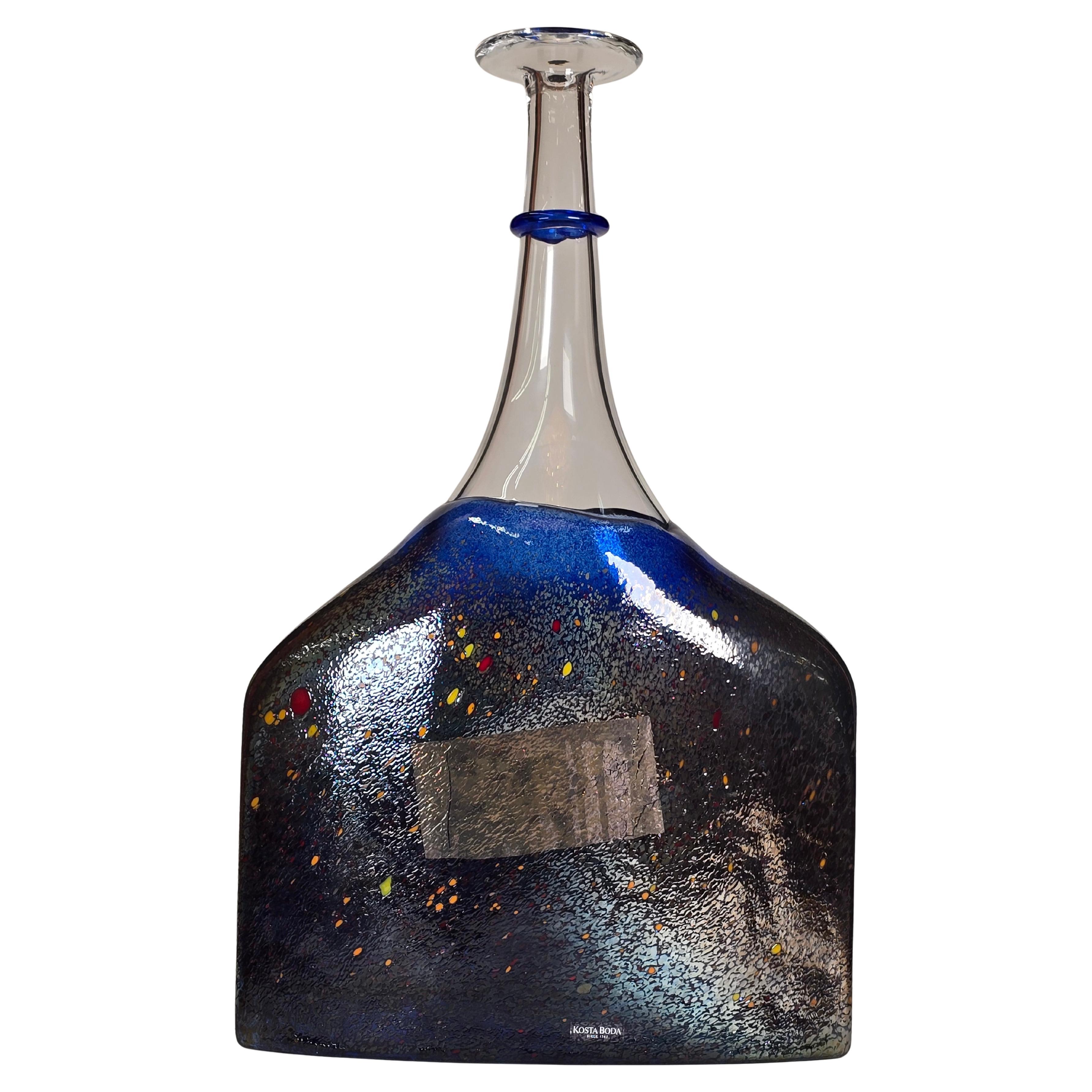Largest Size Sattelite Vase by Bertil Vallien for Kosta Boda
