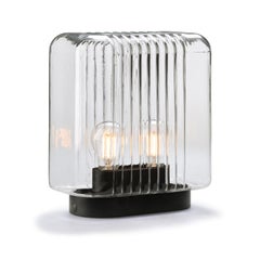 Lari Mini Table Lamp by Angelo Mangiarotti, Glass & Aluminum, 2023