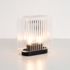 Lari Mini Table Lamp by Angelo Mangiarotti, Glass & Aluminum, 2023