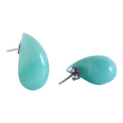 Larimar drop earrings
