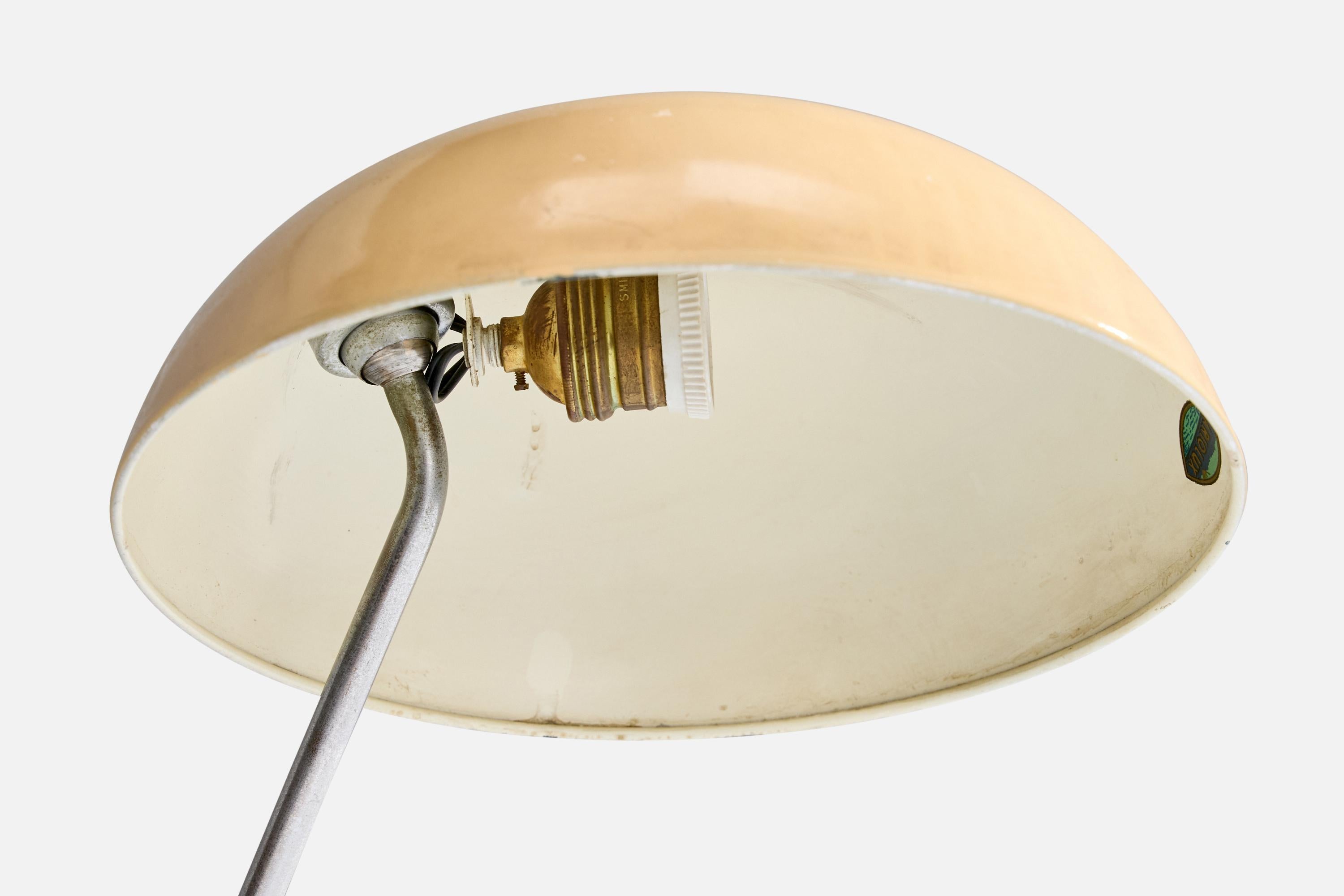 Lariolux, Table Lamp, Metal, Italy, 1950s For Sale 1