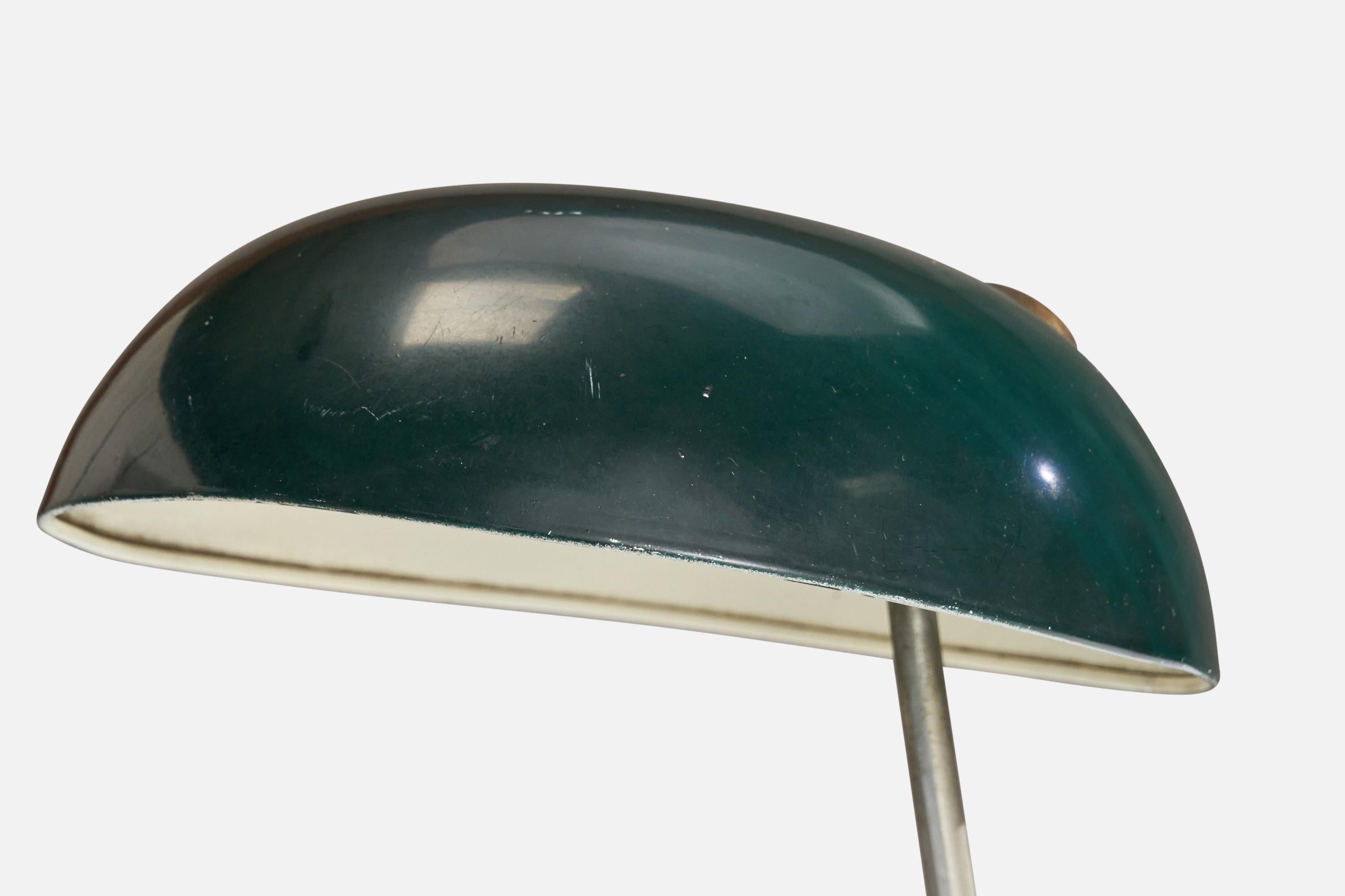 Lariolux, Lampada da tavolo, Metallo, Italia, anni '50 in vendita 3