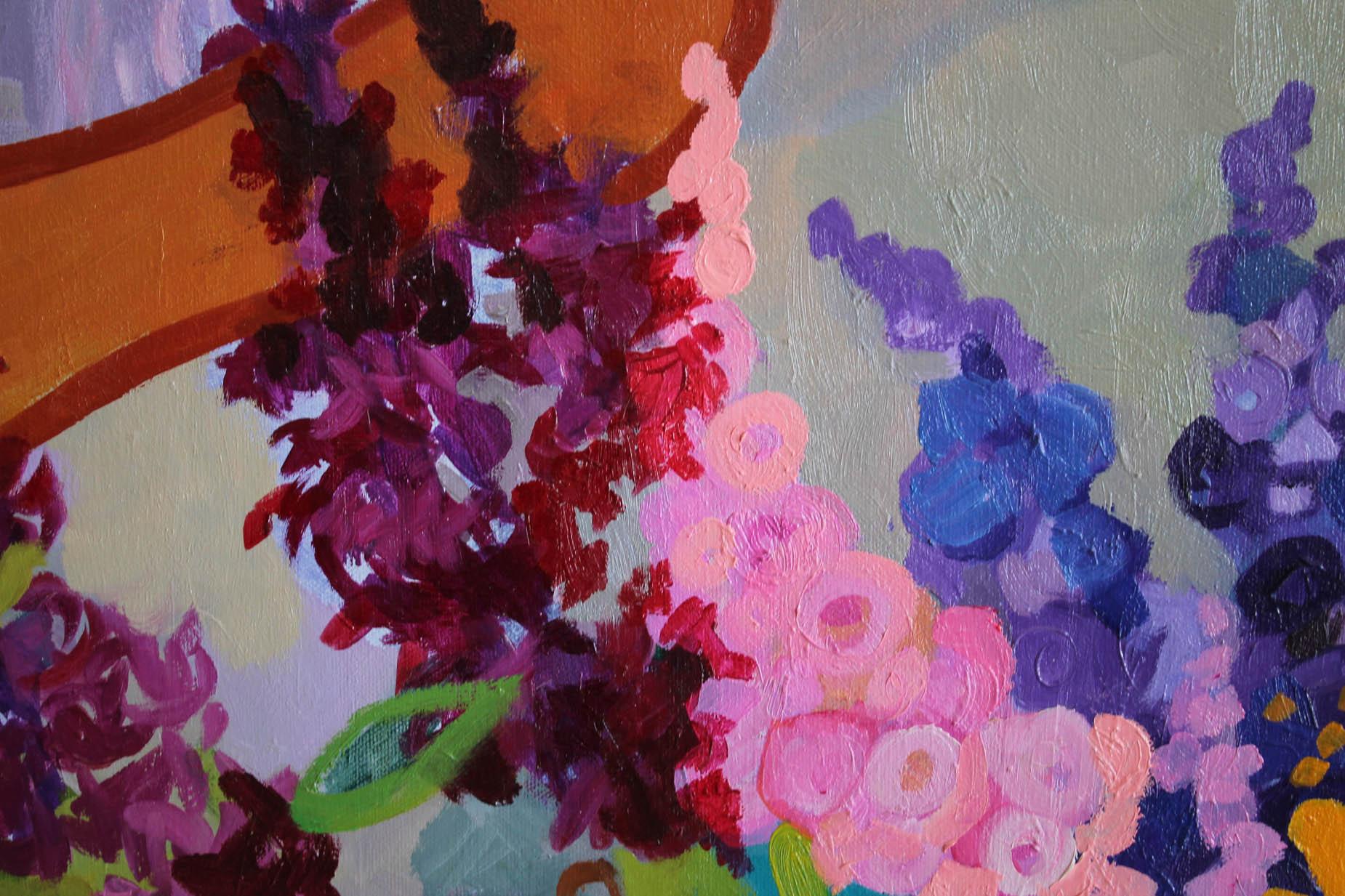 Brese d'après-midi - Moderne Painting par Larisa Aukon