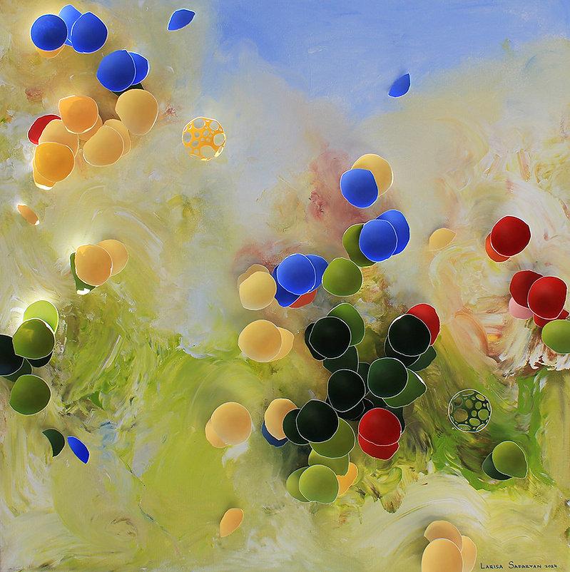 Jenseits des Sichtbaren – Mixed Media Art von Larisa Safaryan