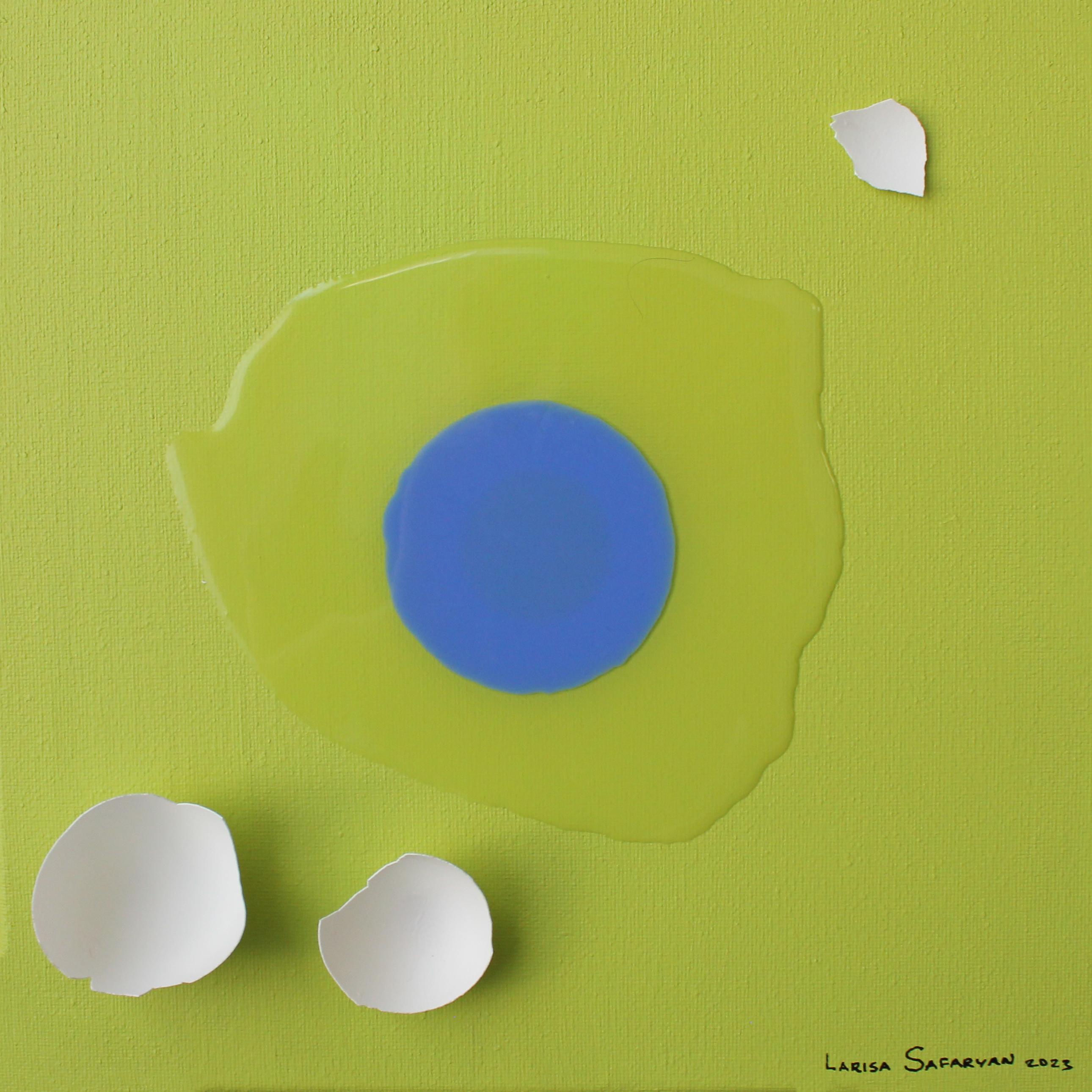 Larisa Safaryan Abstract Painting - Sunny Side Up 1
