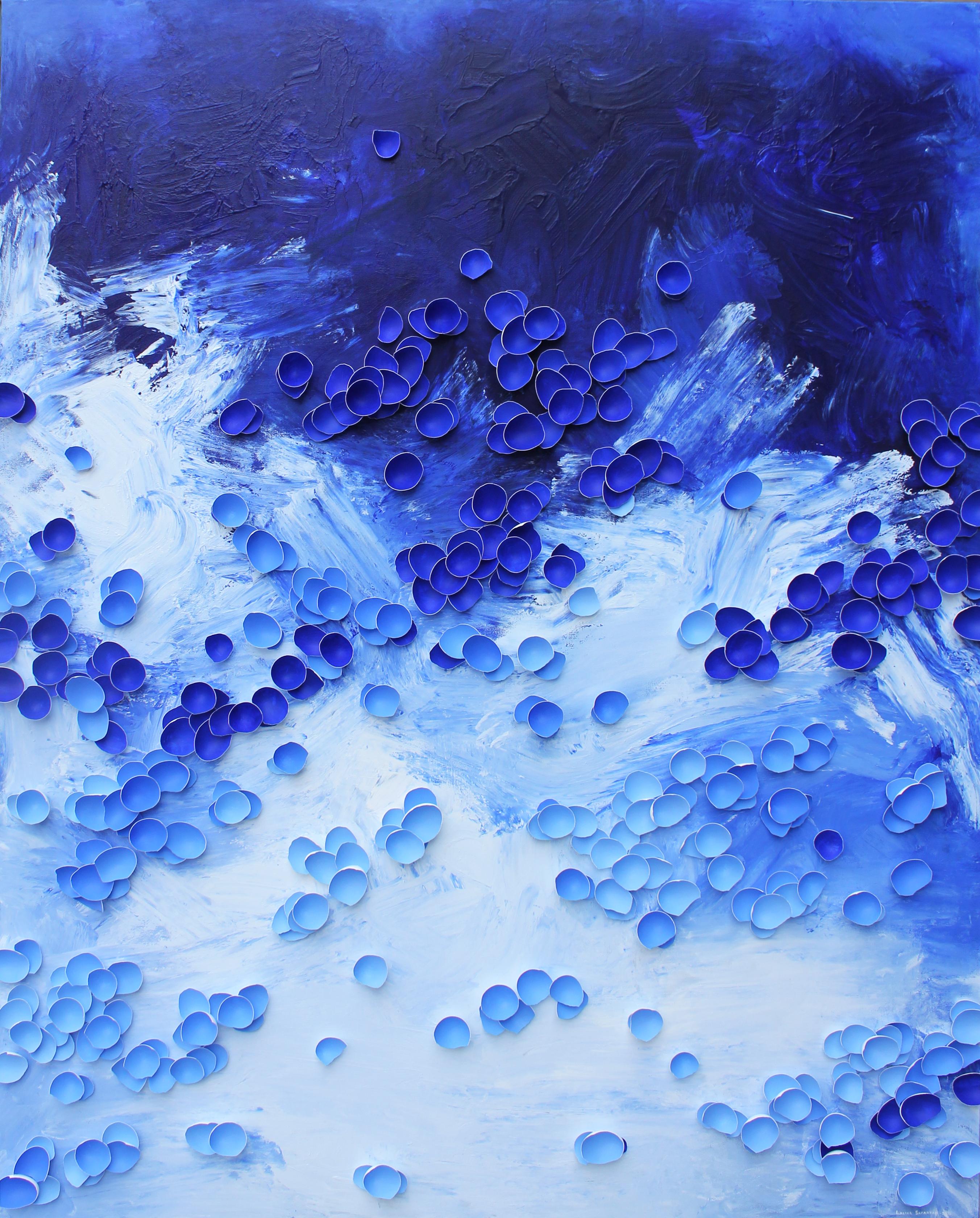 Larisa Safaryan Abstract Painting - Ice and Water