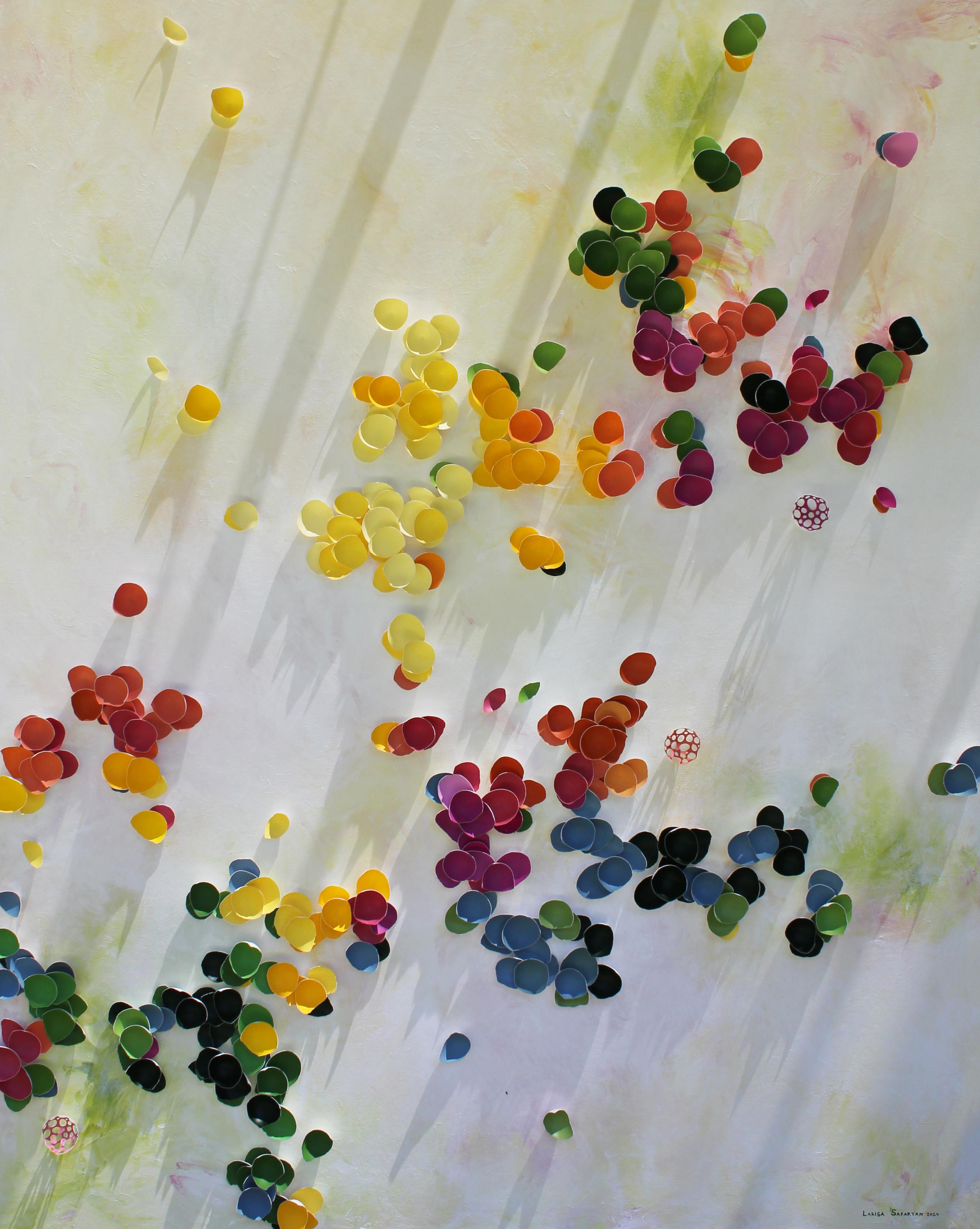 Morning Peace - Contemporary Mixed Media Art by Larisa Safaryan