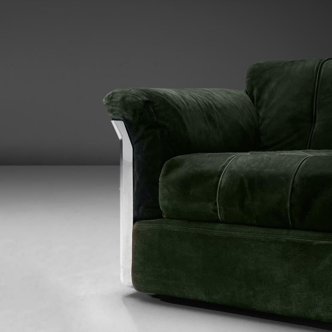 Larissa lounge chairs by Vittorio Introini for Saporiti In Fair Condition For Sale In Dubai, DU