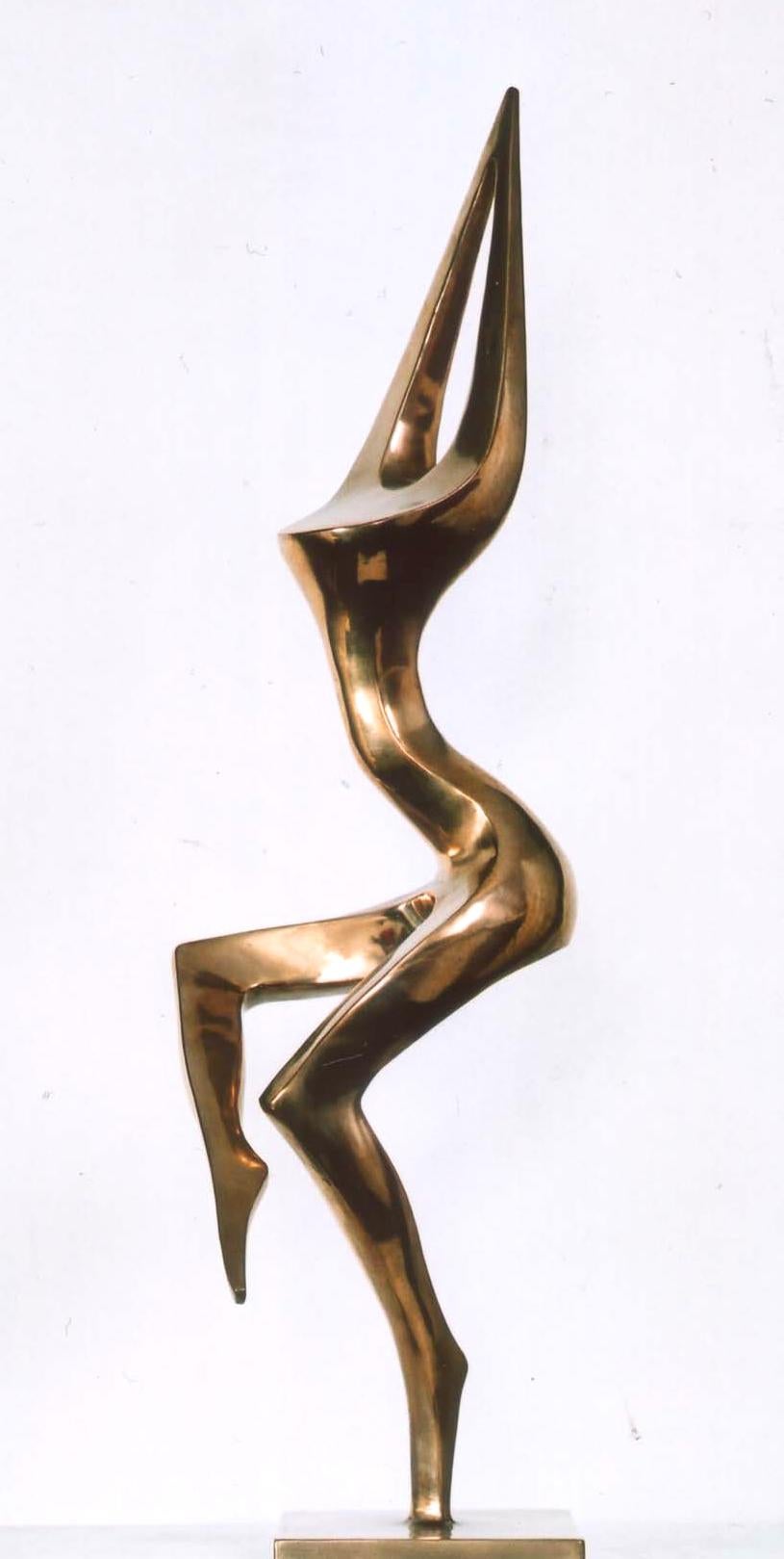 Dancer Movement #1, Bronze Sculpture with Patina, Ed 1/10 For Sale 1