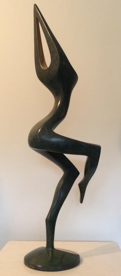 Dancer Movement #1, Bronze Sculpture with Patina, Ed 1/10