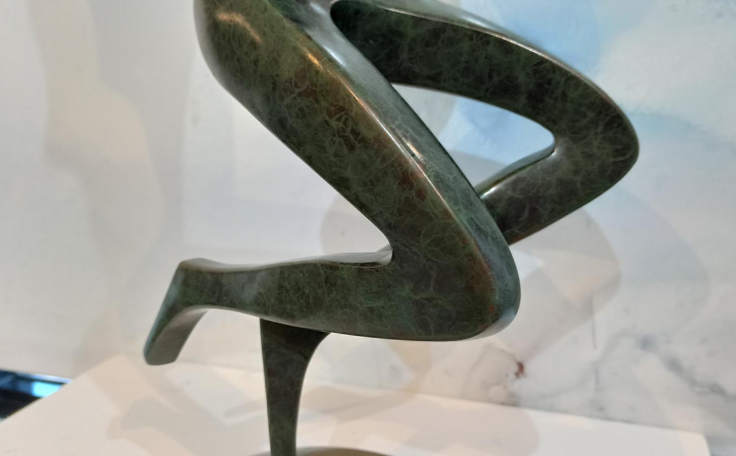 Dancer Movement #3, Bronze Sculpture with Patina, Ed 3/10 For Sale 3