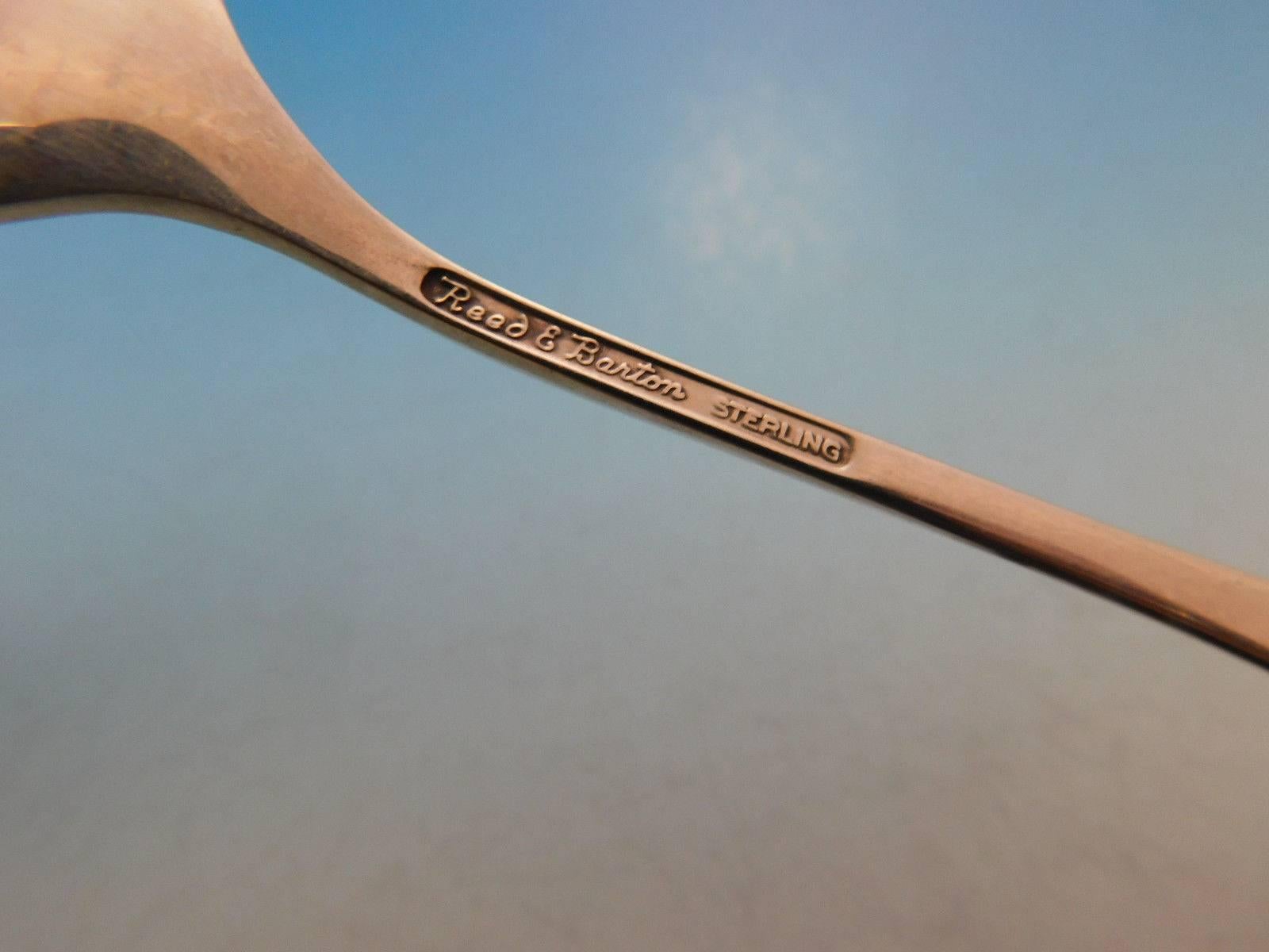 XX secolo Lark by Reed & Barton Set di posate in argento sterling per 8 persone Servizio 40 pezzi in vendita