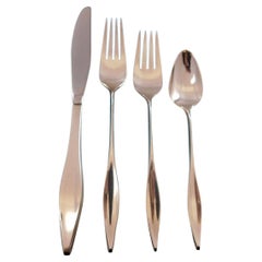 Set di posate in argento Sterling Lark by Reed & Barton Servizio 32 pezzi John Prip