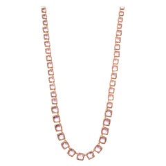 Larkspur & Hawk Bella Riviere Rose Gold-Dipped Quartz Necklace rt. $4, 500
