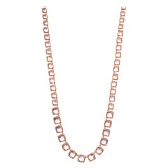 Larkspur & Hawk Bella Riviere Rose Gold-Dipped Quartz Necklace rt. $4, 500