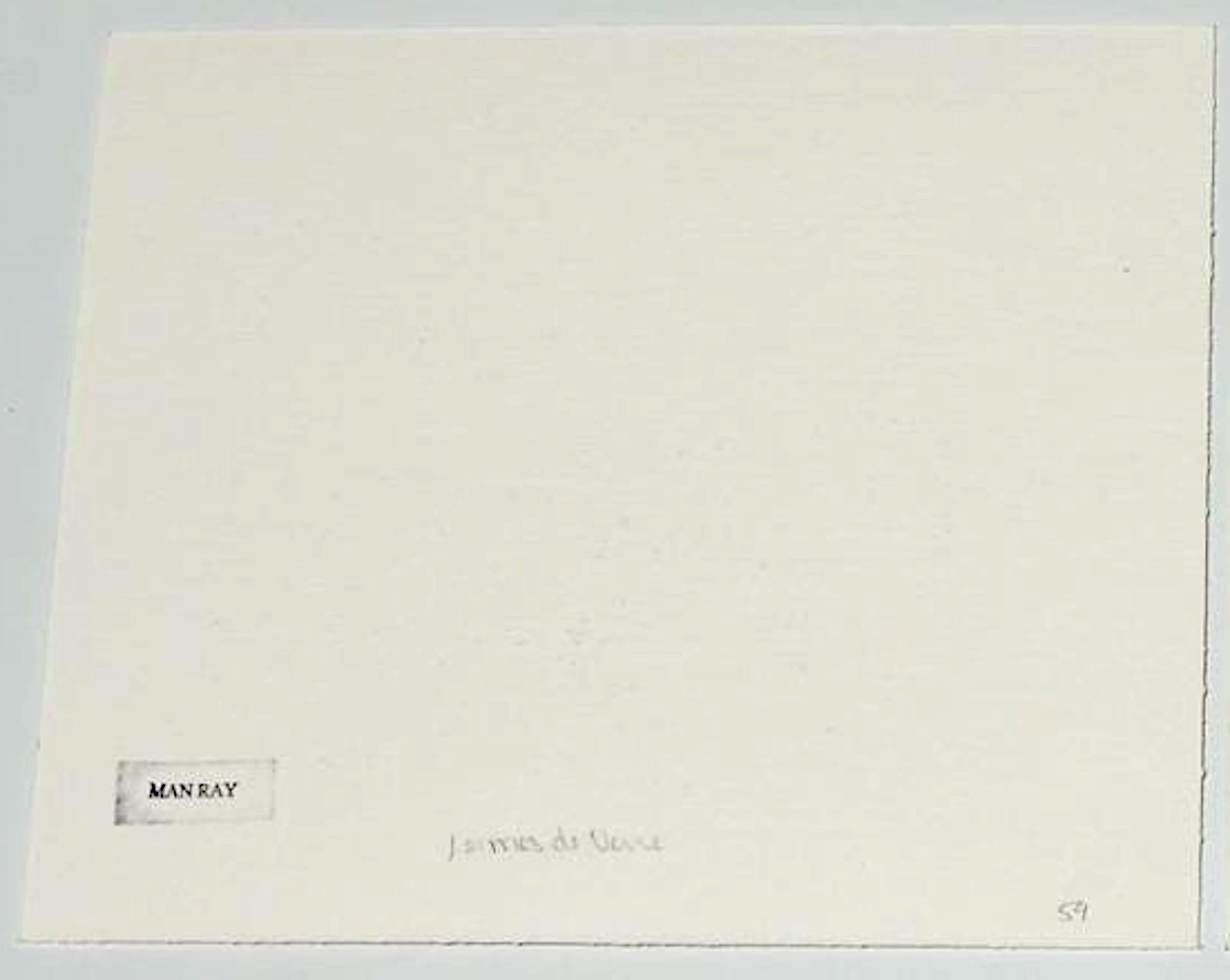 Man Ray, photogravure d'époque de Larme de Verre, estampillée par le studio en vente 1