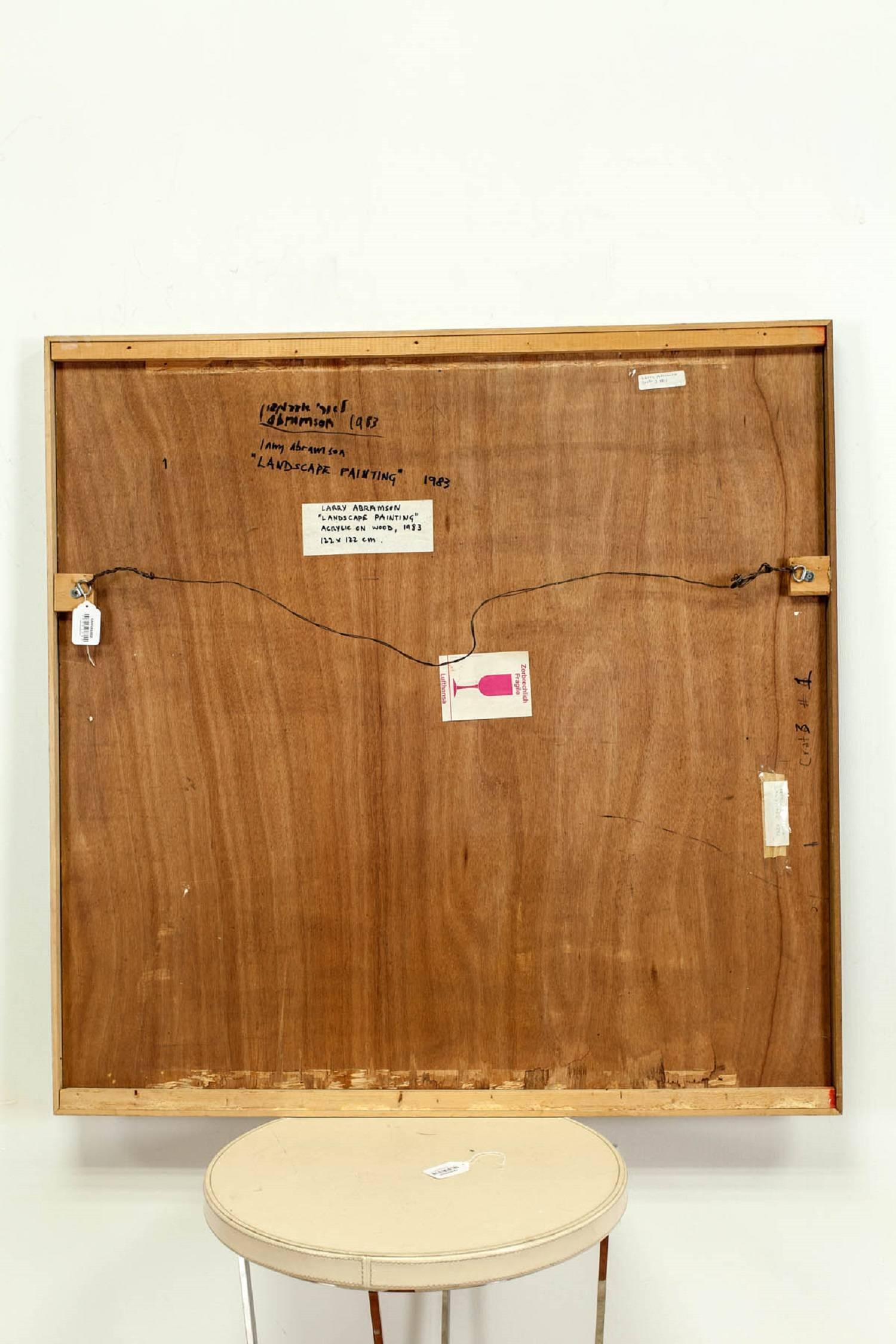 Große Israel Modernist Landschaft Gemälde Bezalel Künstler (Moderne), Painting, von Larry Abramson