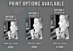 Bette Davis Applying Lipstick Fine Art Print