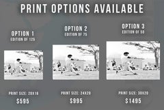 Burt Reynolds Playing Baseball Fine Art Print