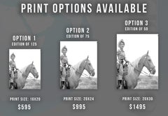 Kasey Rogers on Horse Fine Art Print