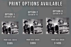 Martin and Lewis as Cowboys in "Pardners" Fie Art Print