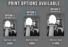 Roger Moore at Beverly Hills Health Club Fine Art Print