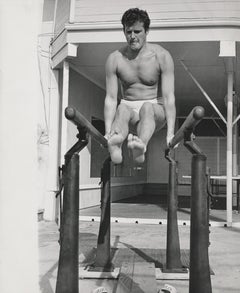 Roger Moore Working Out Fine Art Print