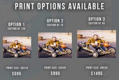 Steve McQueen in His Go-Kart Fine Art Print