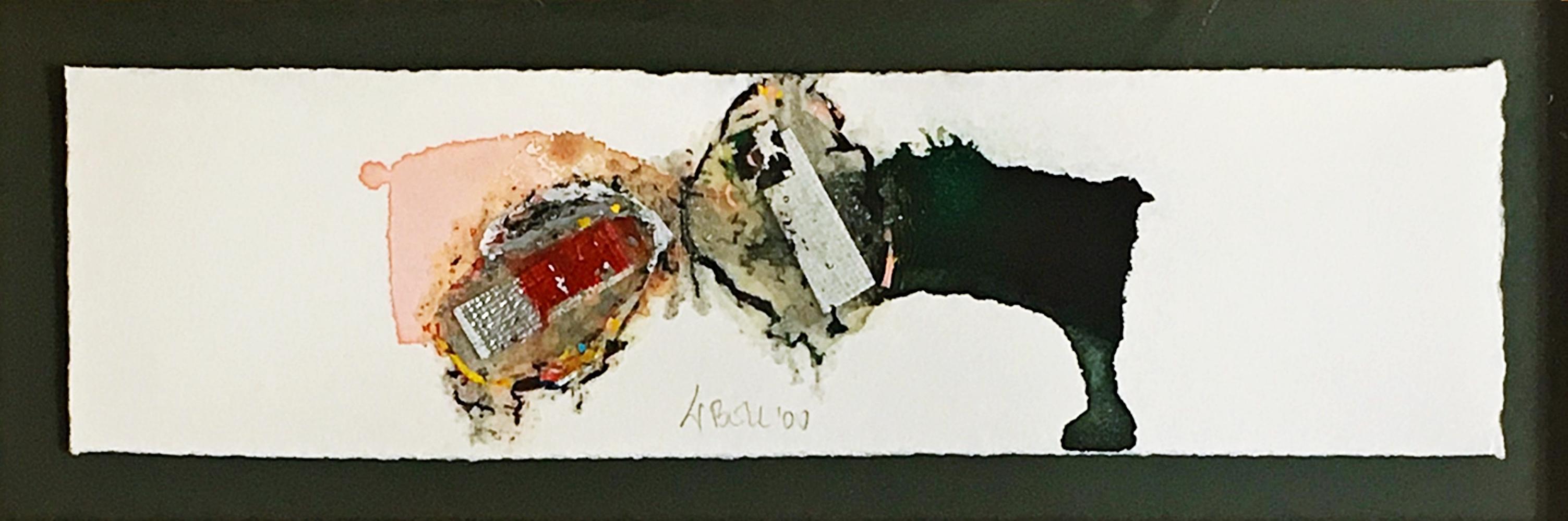 Larry Bell, Senza titolo (Frazione di frazioni), tecnica mista, unico, firmato