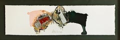 Larry Bell, Senza titolo (Frazione di frazioni), tecnica mista, unico, firmato