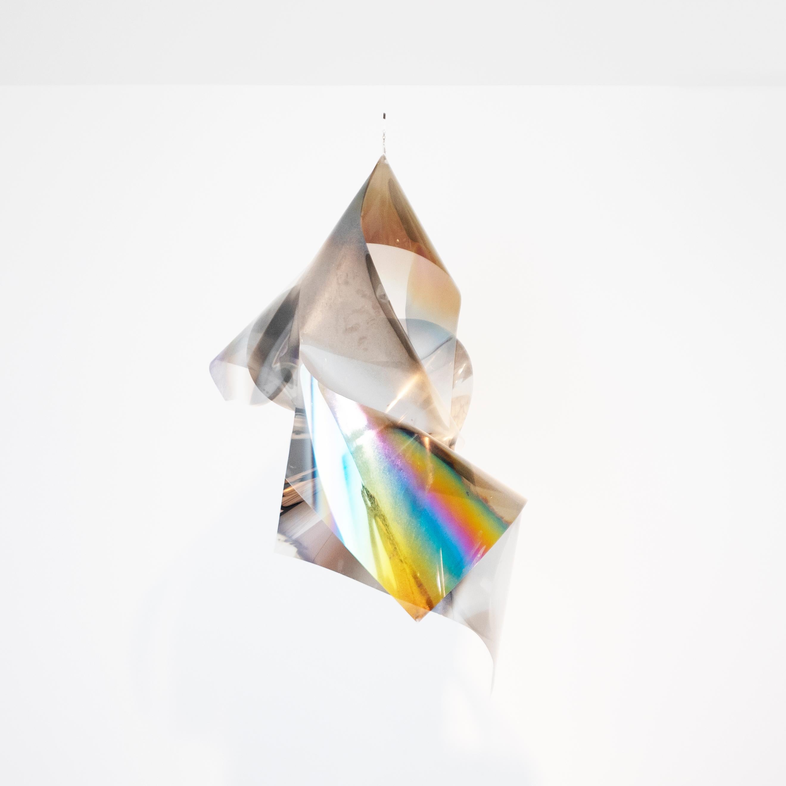 Larry Bell Abstract Sculpture – Lichtknoten