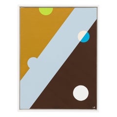 Larry Bentley Framed Abstract Acrylic on Canvas, Titled: "Bonne Serie #3" (2022)