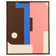 Larry Bentley Framed Acrylic on Canvas Painting, Titled: "CARLSTEDT II". (2022