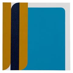 Larry Bentley Framed Acrylic on Canvas Painting, Titled: "Feeling Blue" (2022)