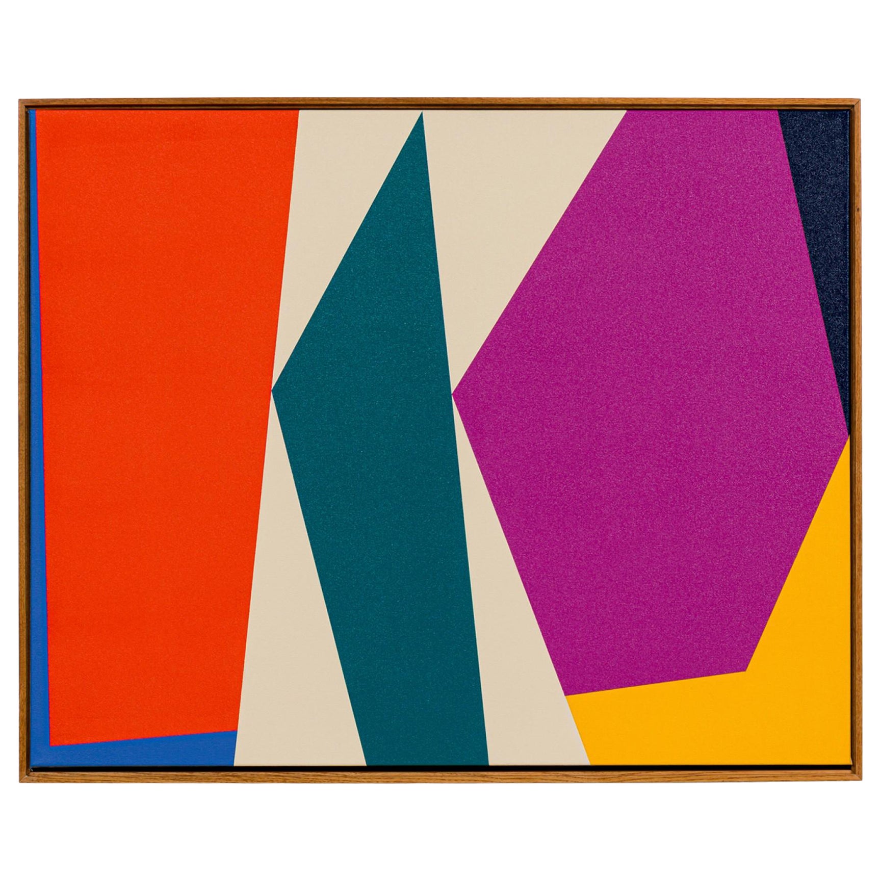 Larry Bentley Framed Acrylic on Canvas Painting, Titled: "Totality" (2024)