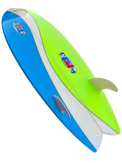 Larry Bertlemann Twin-Fin Surfboard by Donald Takayama