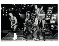 KISS Performing on Stage Vintage Original Photograph