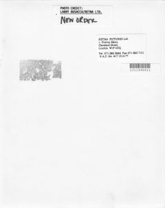 Peter Hook of New Order Performing Vintage Original Photograph