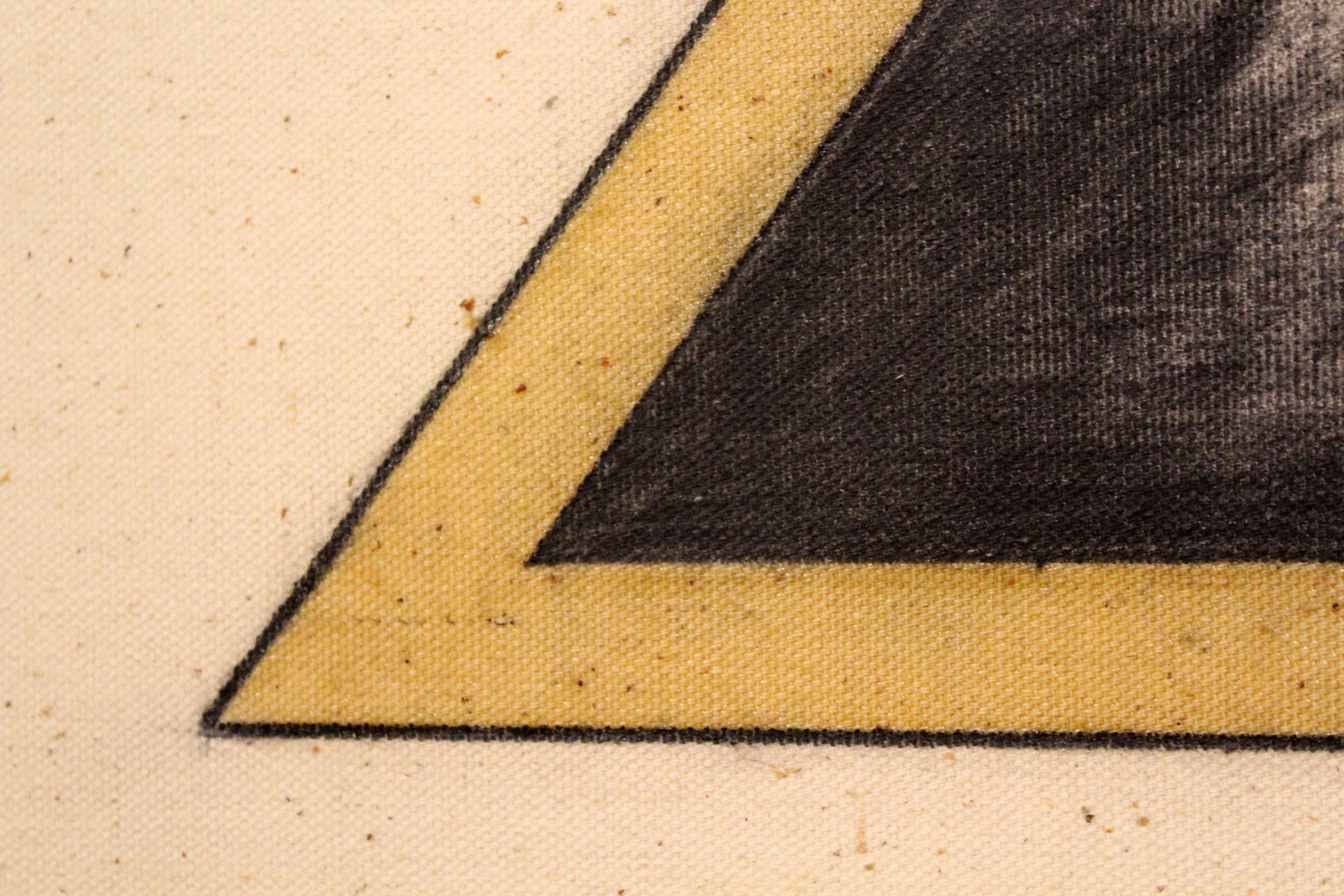 Larry Butcher Site Modern 3-Dimensional Oil Painting on Sculptural Canvas, 1972 In Good Condition In Keego Harbor, MI