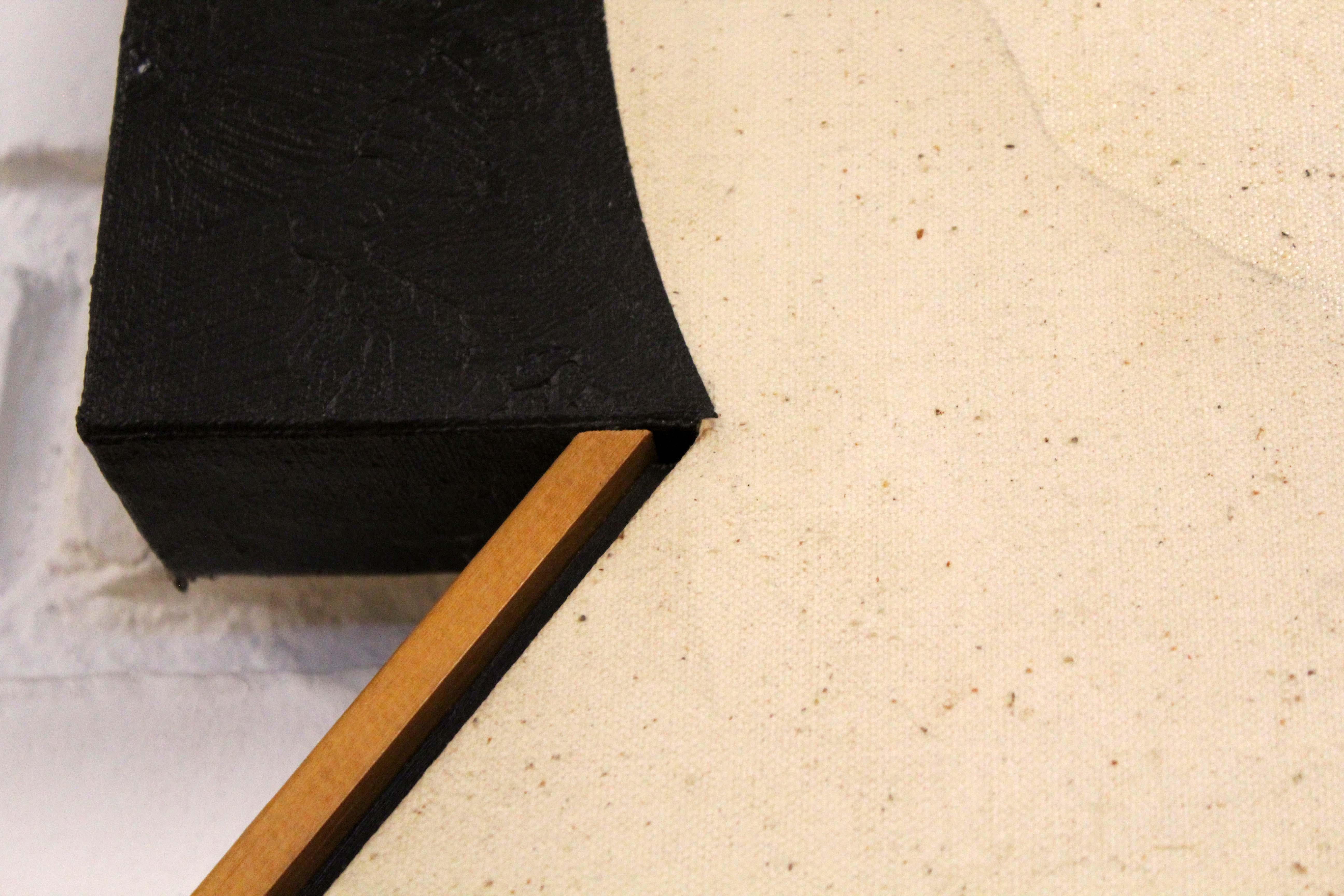 Late 20th Century Larry Butcher Site Modern 3-Dimensional Oil Painting on Sculptural Canvas, 1972