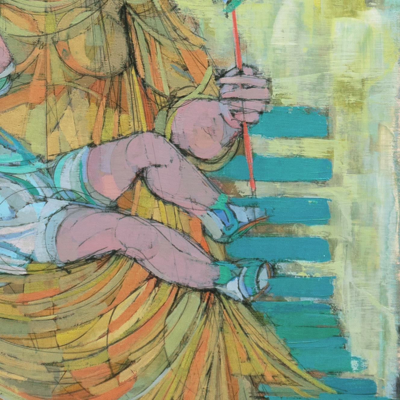 « Mère et enfant avec une roue arc-en-ciel », Paris, Rome, New York, AIC, Chicago  en vente 2