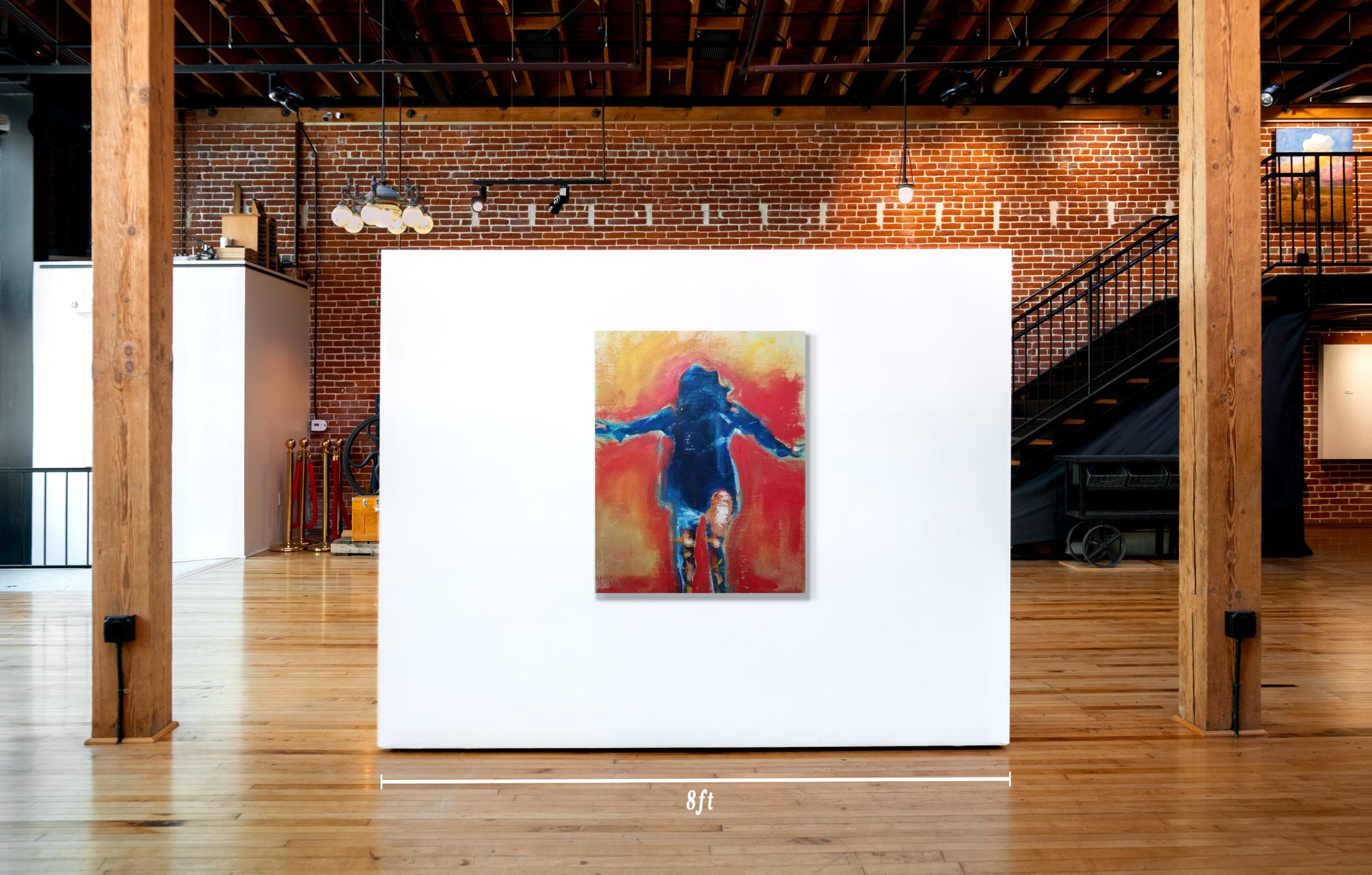 Figuratives Gemälde des Pop- Expressionismus, Acryl auf Leinwand, Gemälde, „Tina Turner“ – Painting von Larry Caveney