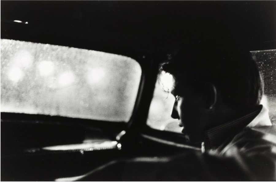 Boy in a car (from series "Tulsa"), 1963, gelatin silver print by Larry Clark