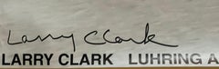 Larry Clark (firmato a mano), poster litografico offset, 1996 Luhring Augustine, NY