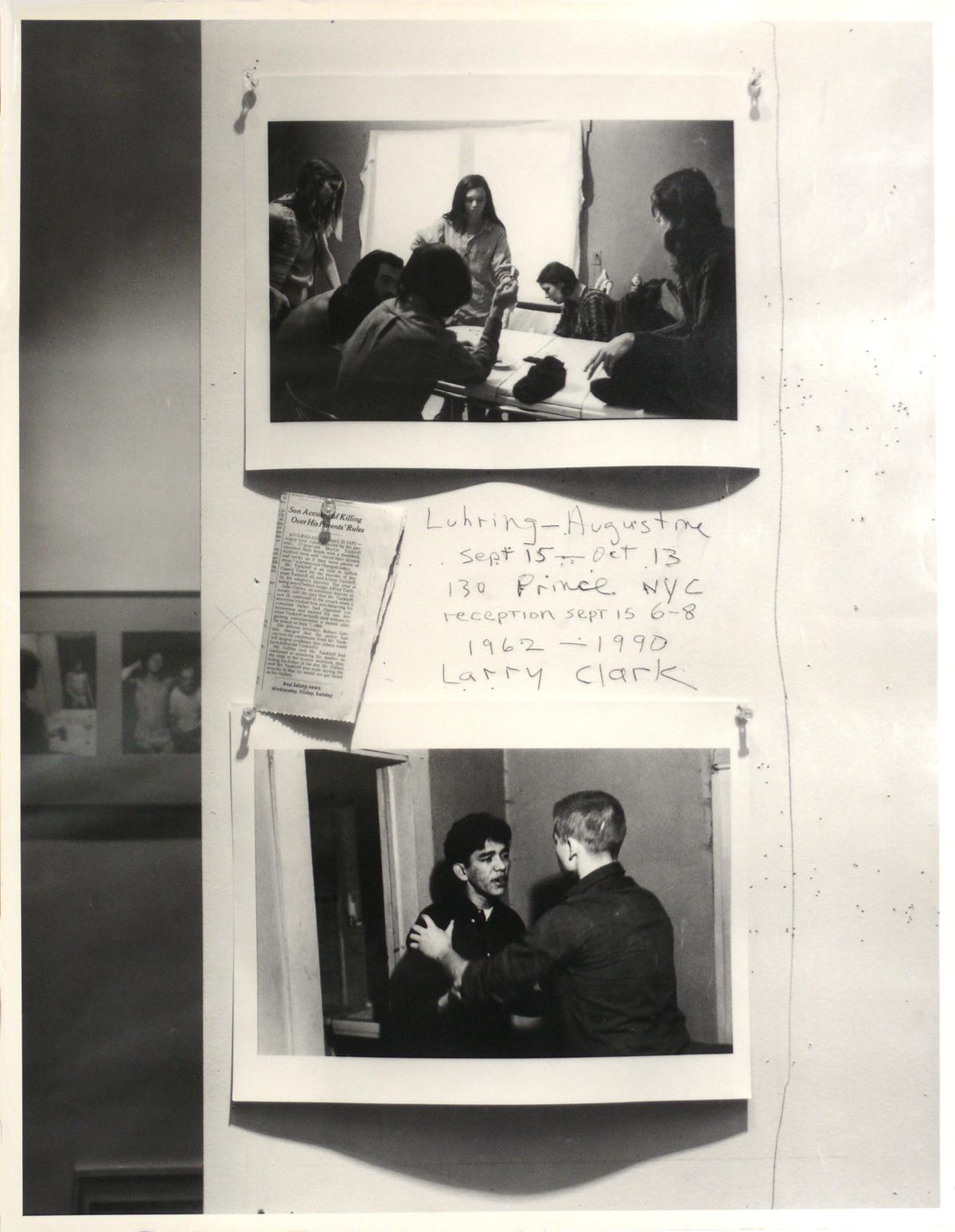 Larry Clark Pósters litografía offset firmados de la Galería de Exposiciones Estadounidense en venta