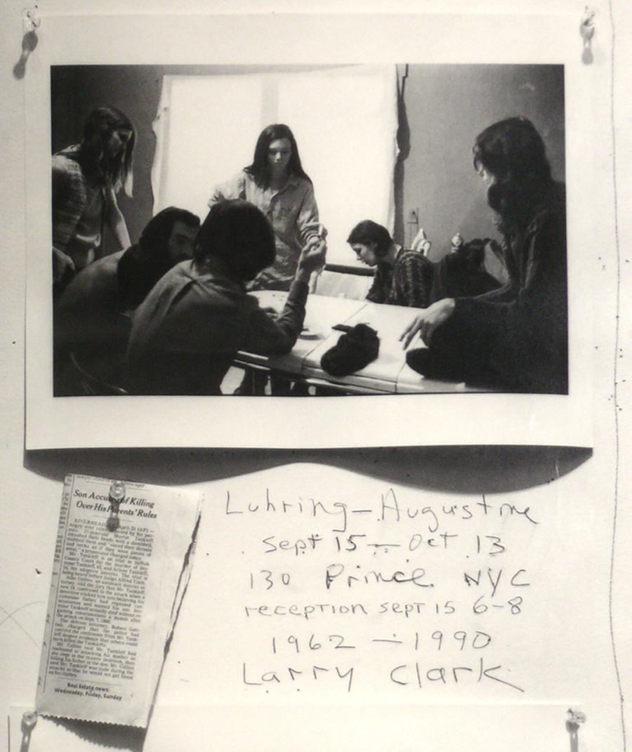 Larry Clark Pósters litografía offset firmados de la Galería de Exposiciones Lacado en venta