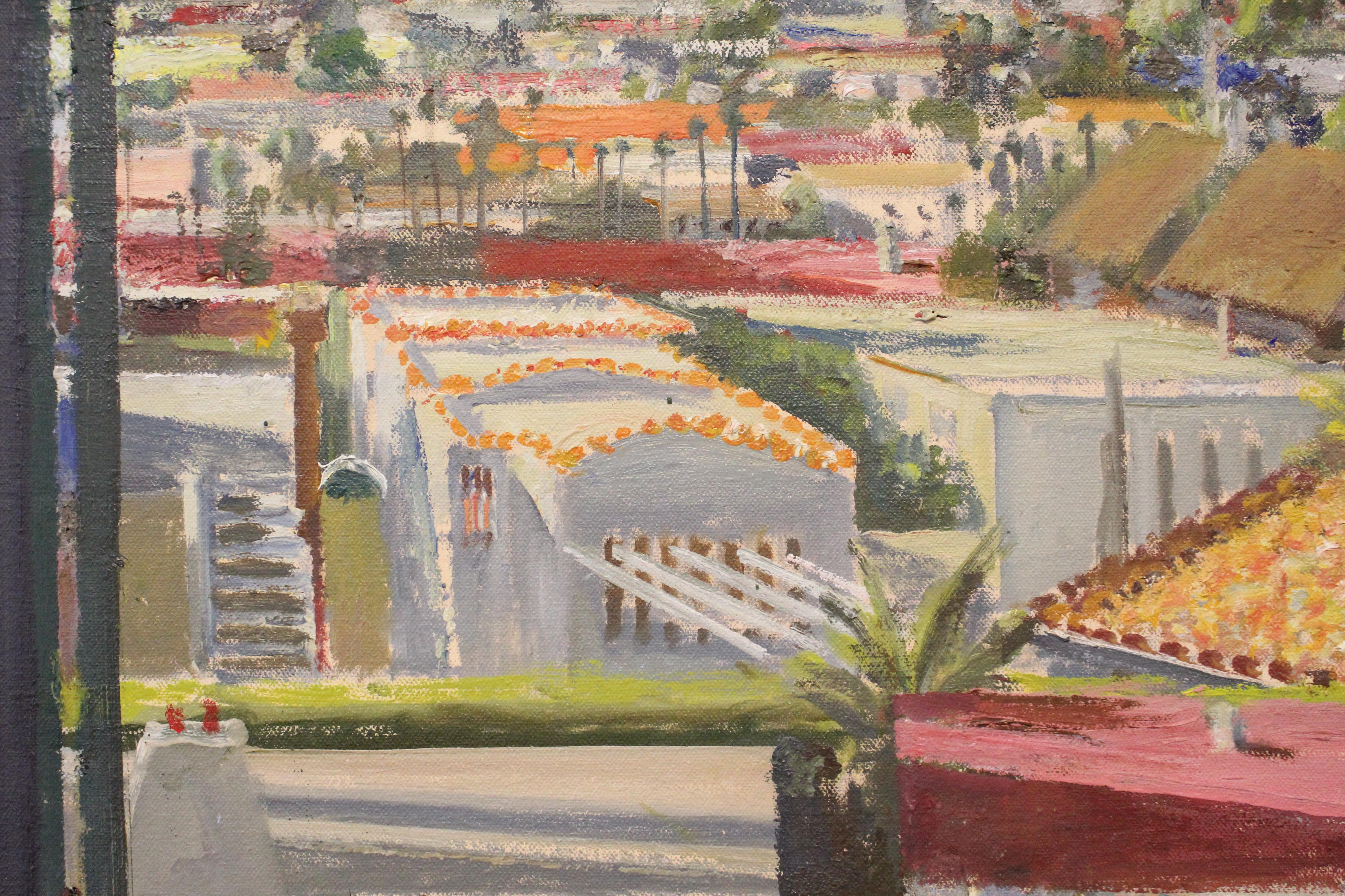 Innenstadt von LA (Zeitgenössisch), Painting, von Larry Cohen