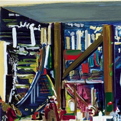 LARRY DINKIN Landschaft einer Struktur aus einem Traum, 1999 – Handsigniert