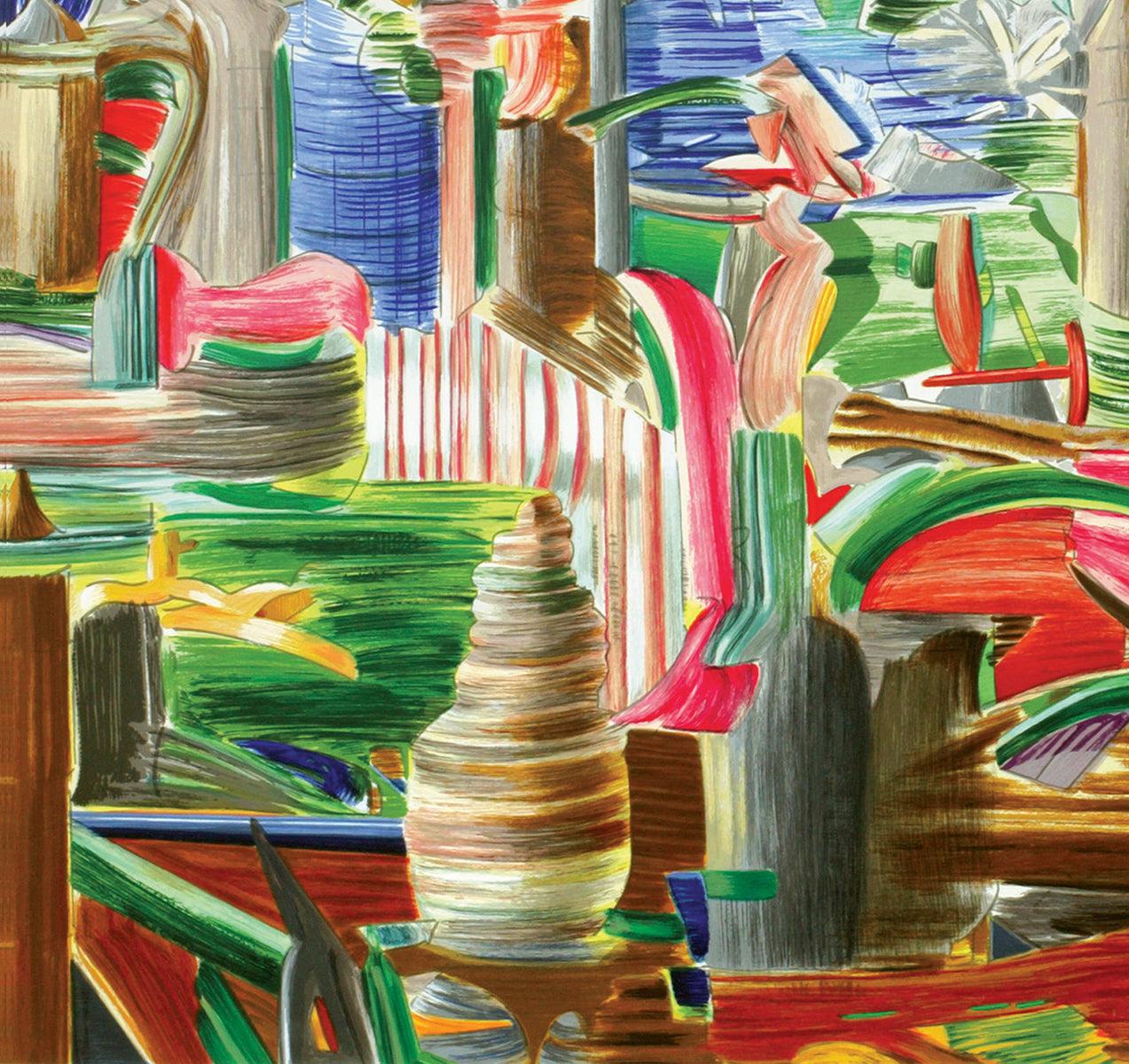 Larry Dinkin „Spinning Glass“ 2005- Serigraphie- Signiert im Angebot 1